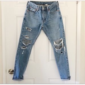 LEVI’S Straight 512 distress jeans / denim
